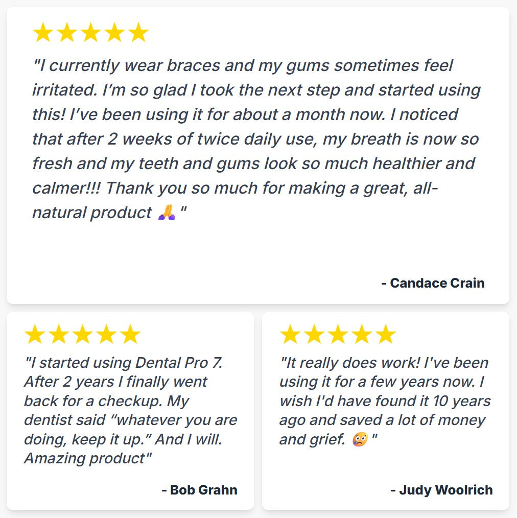 Dental Pro 7 reviews for gum irritation