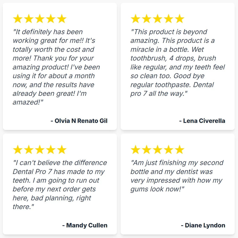 Facebook reviews for healthier teeth and gums