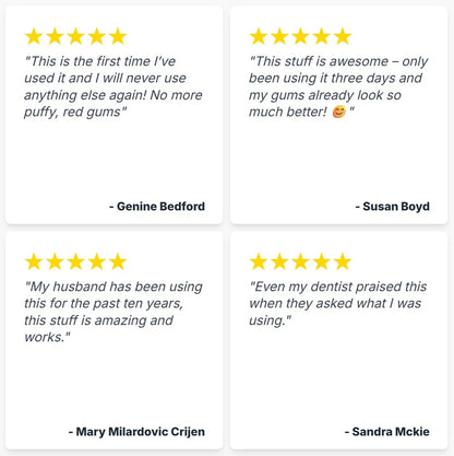 Reviews of the rejuvenation of the gum line