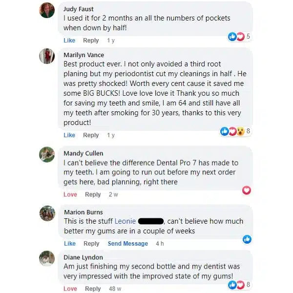 Dental Pro 7 Facebook reviews 2