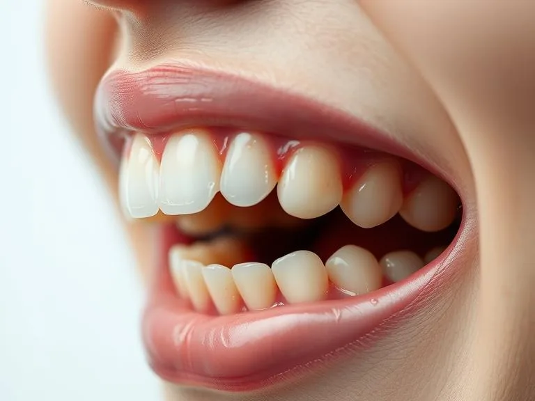 picture of a lady with early gum disease