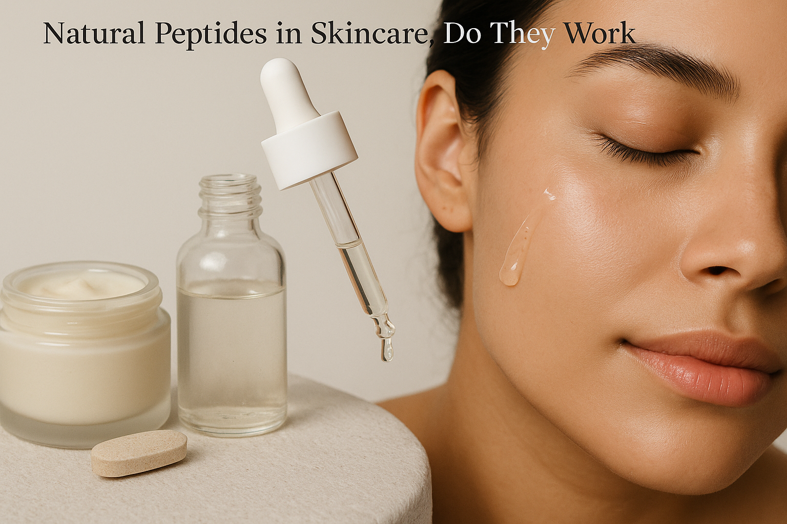 Do Natural Peptides in Skincare Actually Work? What a Peptide Cream Can Change, What It Can't — and What 'Natural' Really Means