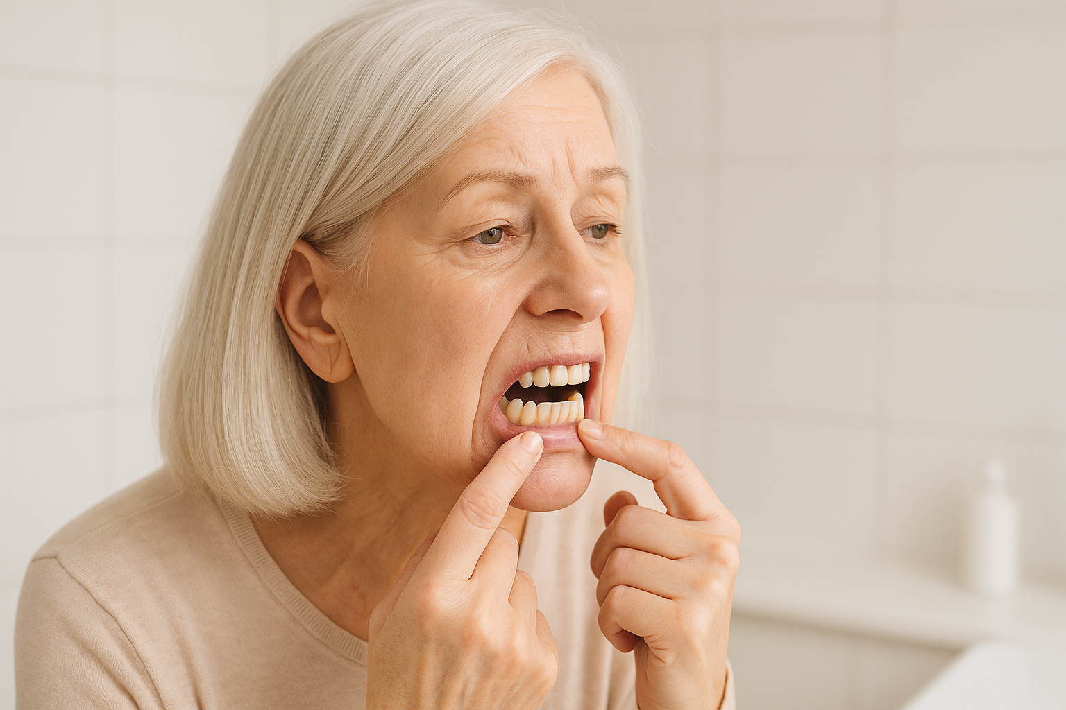 Why Are My Gums Pale or White? The 6 Patterns — and the Wipe-and-Spread Test That Shows Which Need a Doctor