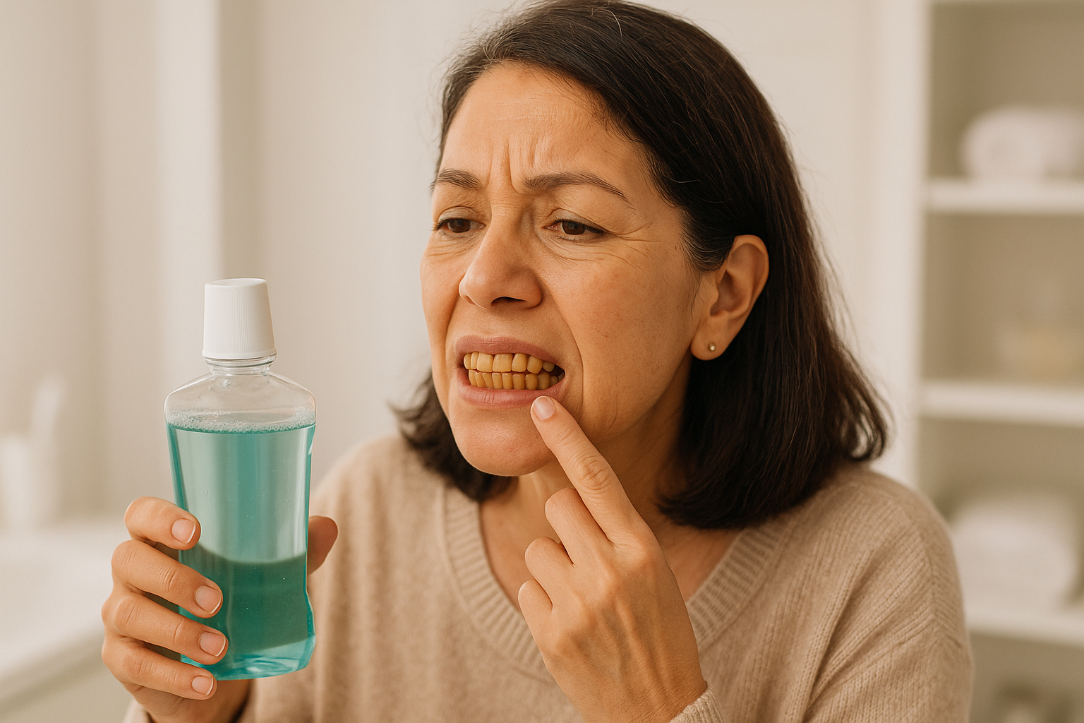 Why Is My Mouthwash Staining My Teeth Brown? How to Tell Which Ingredient Is Doing It
