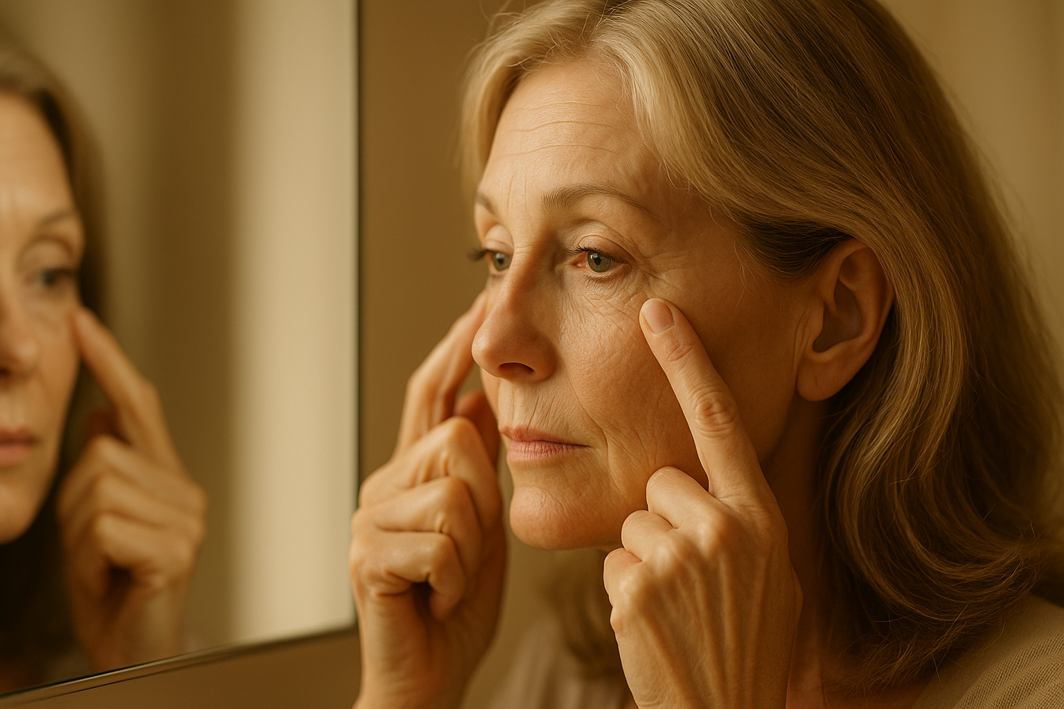 Why Is the Skin Under My Eyes Crepey? Thin, Slack or Hollow — the 3-Check Mirror Test That Tells You Which